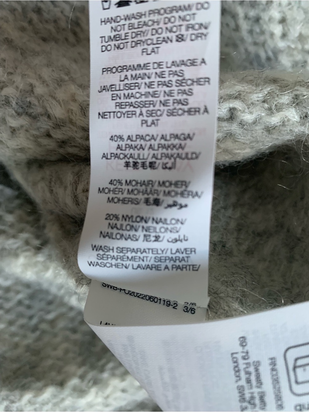 Sweaty Betty Soft Gray Cowl Neck Sweater - Picture 5 of 5